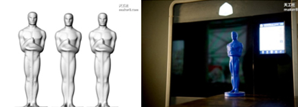3D打印复活1929年小金人以用于2016年奥斯卡奖