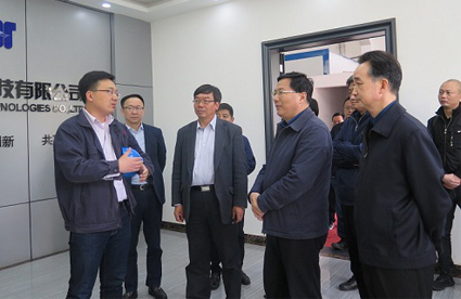 重庆市委常委、副市长、重庆两江新区党工委书记吴存荣莅临欧中科技指导调研