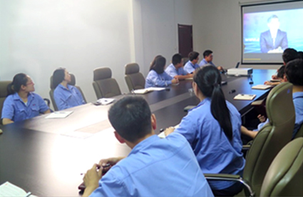 欧中公司党支部组织开展《监察法》 专题学习党日活动